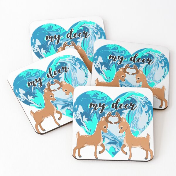 Item preview, My deer heart blue designed and sold by Soyscrafts.