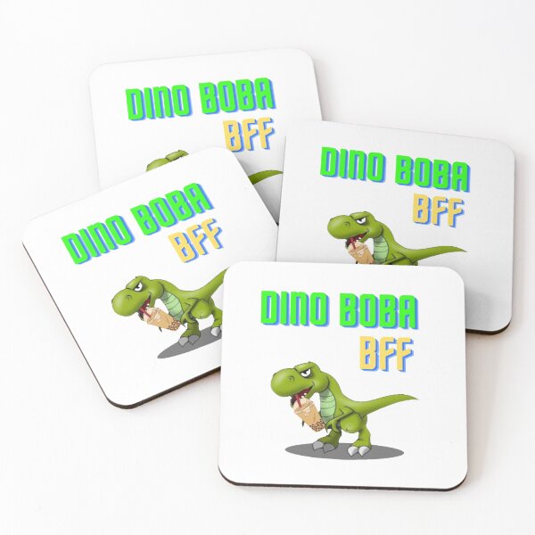 Item preview, Boba Milk Tea Lover Dino BFF designed and sold by lotusbud.