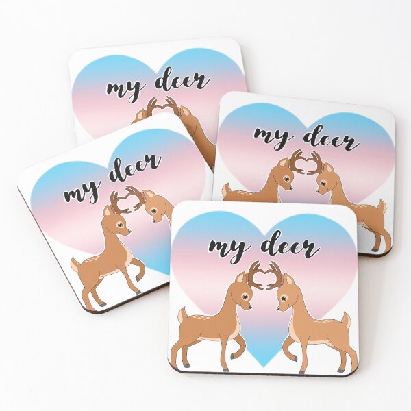 Item preview, My deer heart trans designed and sold by Soyscrafts.