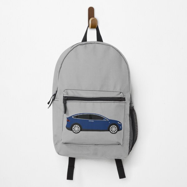 Item preview, Tesla Model X Blue Electric Car Graphic Design designed and sold by RedBubbleBath.
