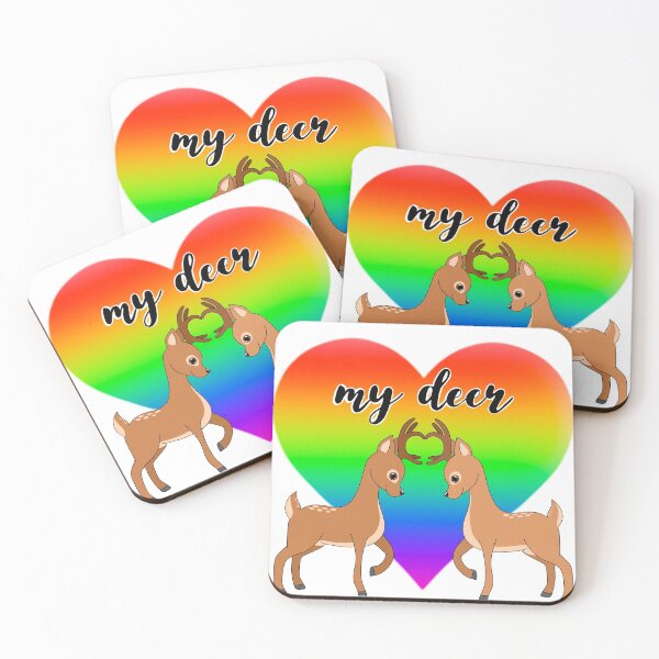 Item preview, My deer heart rainbow designed and sold by Soyscrafts.