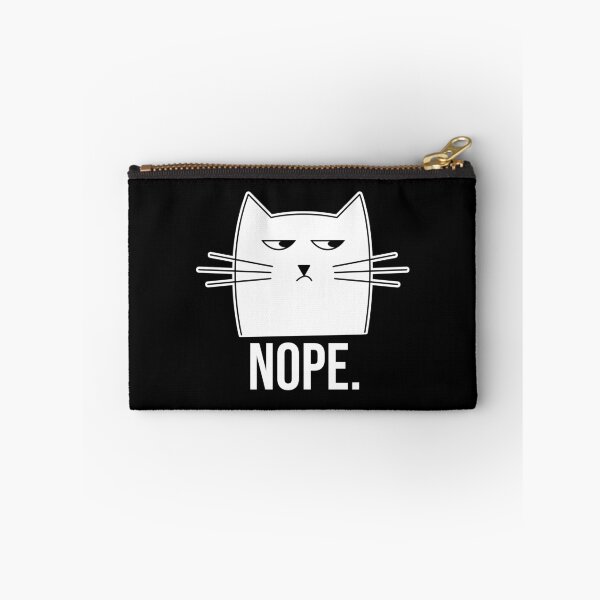 Item preview, Nope Annoyed Cat designed and sold by lemontee.