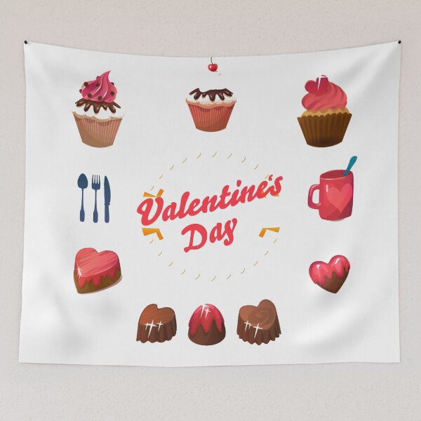 Artikelvorschau, Valentinstag Desserts entworfen und verkauft von Midhuna.