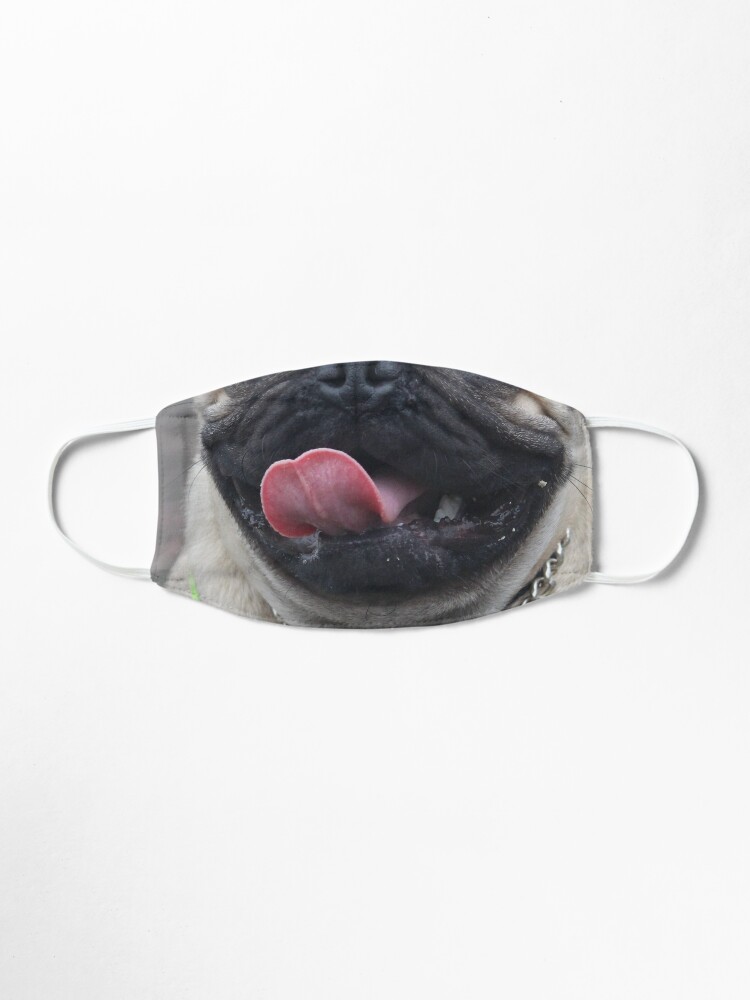 Alternate view of Pug Face Mask Mask