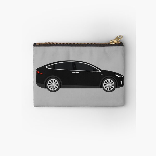 Artikelvorschau, Tesla Model X Schwarzes Elektroauto-Grafikdesign entworfen und verkauft von RedBubbleBath.