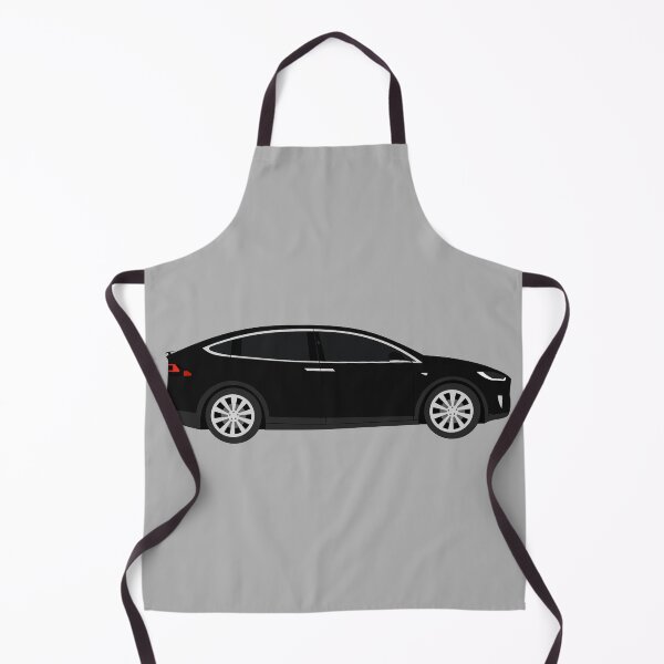 Item preview, Tesla Model X Black Electric Car Graphic Design designed and sold by RedBubbleBath.