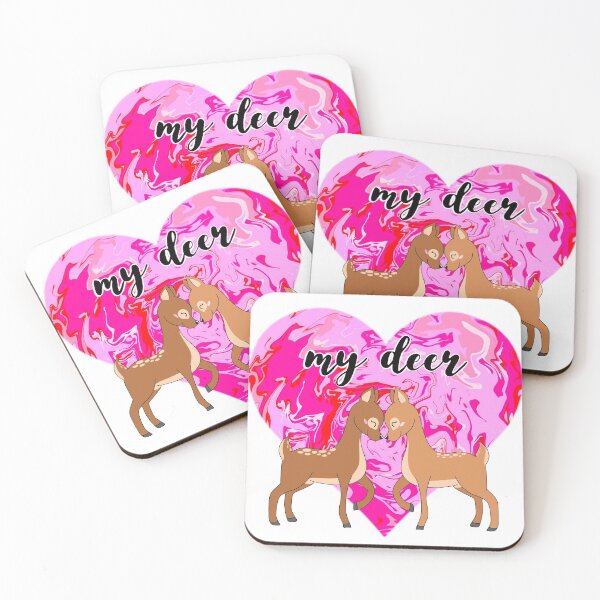 Item preview, My deer girl pink swirl designed and sold by Soyscrafts.