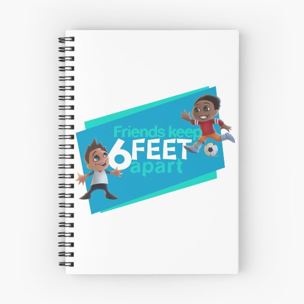 Item preview, Friends Keep 6 Feet Apart Covid-19 Reminder designed and sold by Vancity Printees.