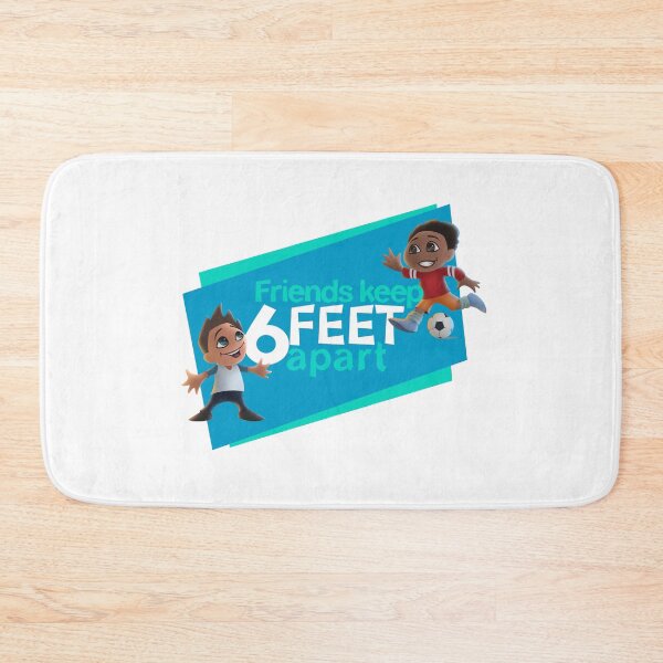 Item preview, Friends Keep 6 Feet Apart Covid-19 Reminder designed and sold by Vancity Printees.