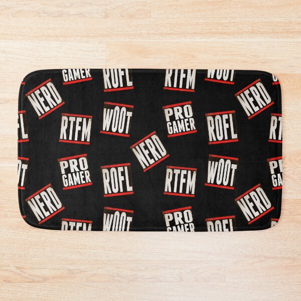 Item preview, nerd, gamer, games, pro, rofl, wOOt, rtfm, rofl, designed and sold by siiiiibby.