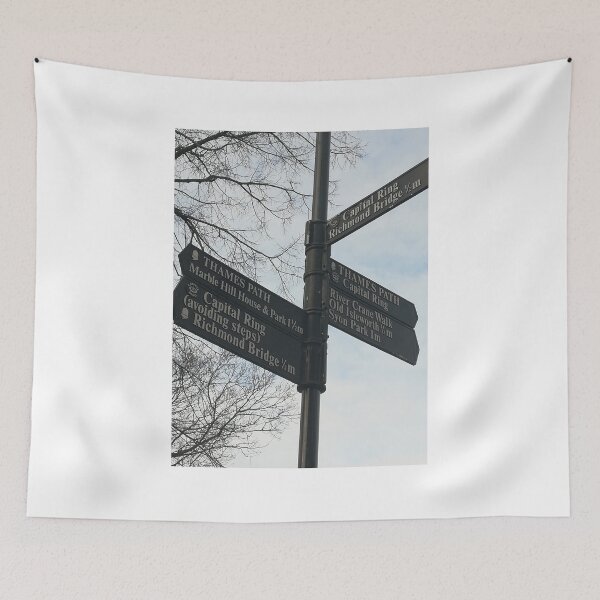 Item preview, Richmond Direction Signboard designed and sold by inkandthreads.