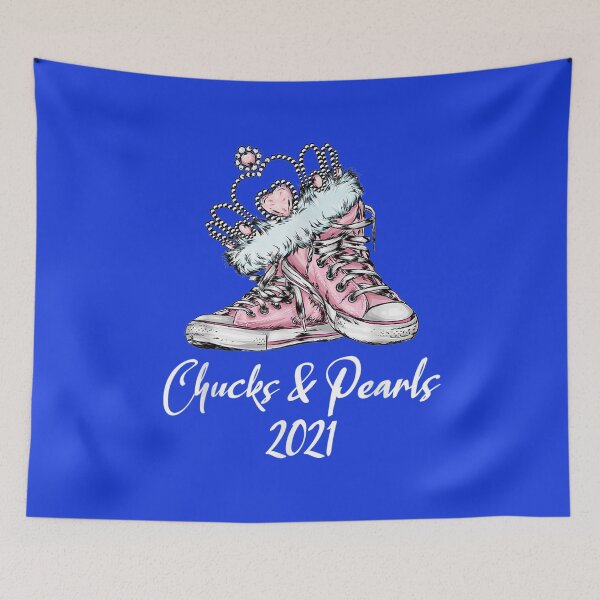 Item preview, Chucks and Pearls Pink 2021 designed and sold by michaelscoe.