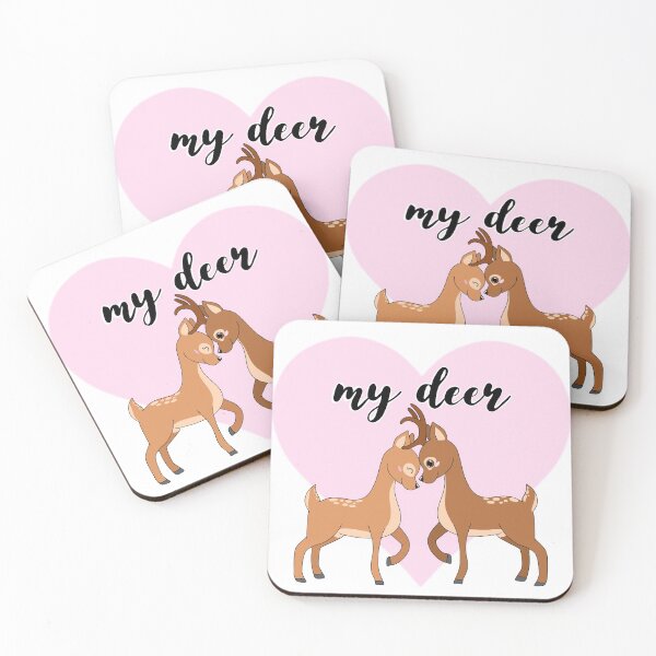 Item preview, My deer love pink designed and sold by Soyscrafts.
