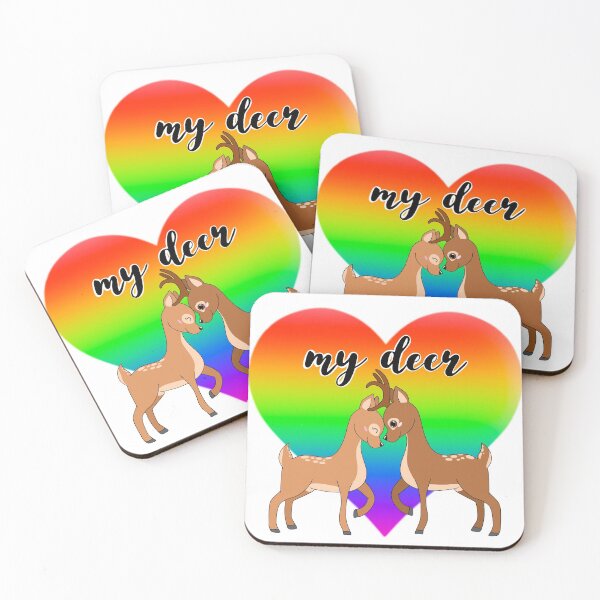 Item preview, My deer love rainbow designed and sold by Soyscrafts.