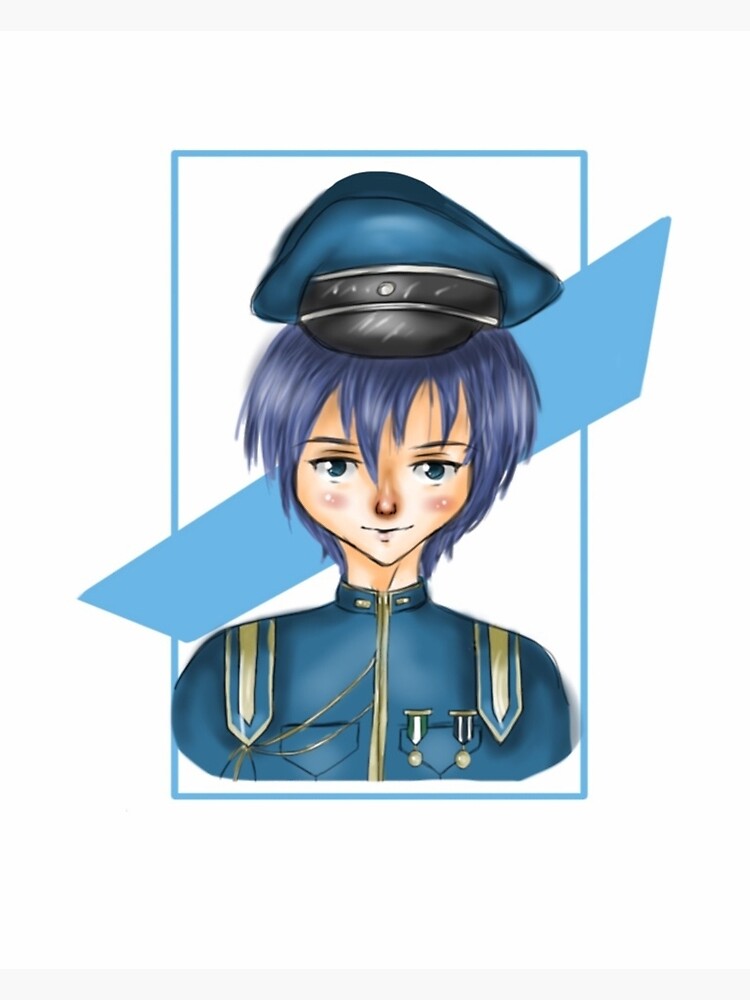 Kaito Vocaloid Senbonzakura Outfit Greeting Card By Pikachu1macaron Redbubble