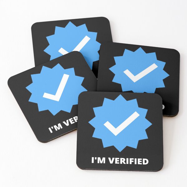 Item preview, I'M VERIFIED - Designs for Verified Content Creators designed and sold by Vrushal Kapadnis.