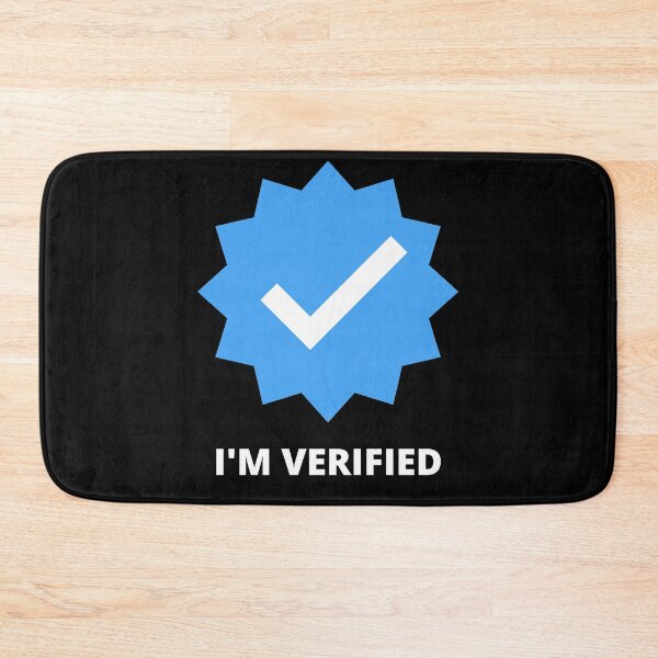 Item preview, I'M VERIFIED - Designs for Verified Content Creators designed and sold by Vrushal Kapadnis.