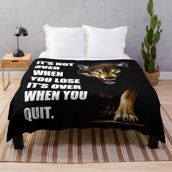 Item preview, Copy of IT'S NOT OVER WHEN YOU LOSE IT'S OVER WHEN YOU QUIT. designed and sold by TopDesignArt.