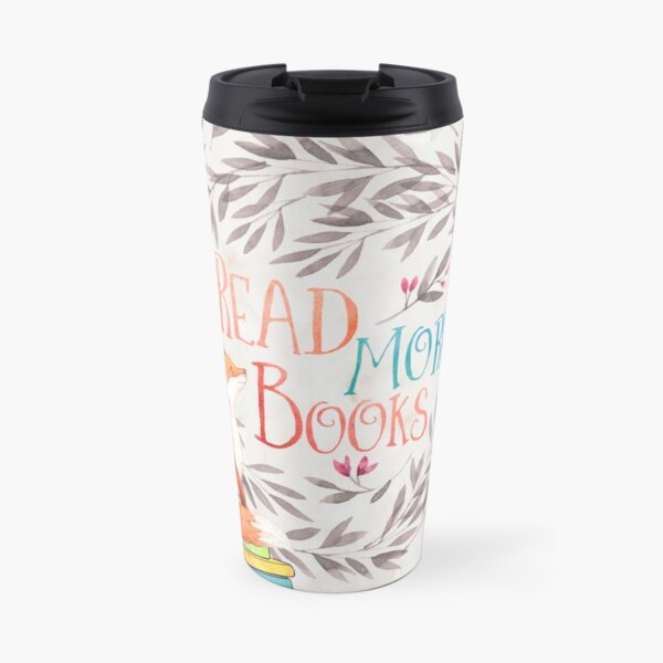 Read More Books - Fox Travel Mug
