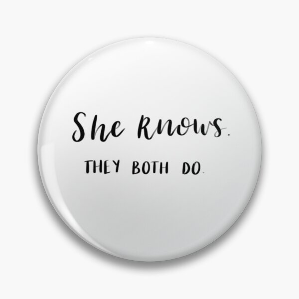 Item preview, She knows. They both do quote designed and sold by issysketches.