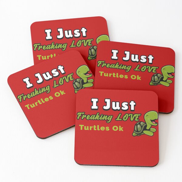 Item preview, I Just Freaking LOVE Turtles Ok designed and sold by The Full Cart.