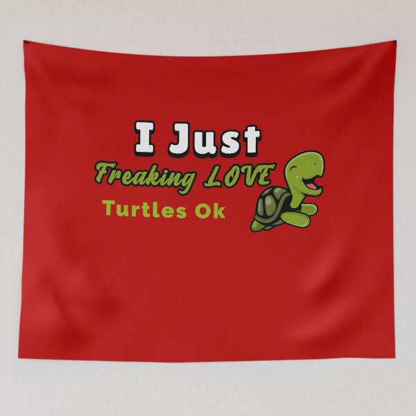 Item preview, I Just Freaking LOVE Turtles Ok designed and sold by The Full Cart.