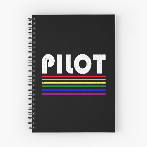 Aperçu de l'œuvre Pilot Rainbow Stripe. Cadeau LGBT. Fierté gai créée et vendue par VFRZone.