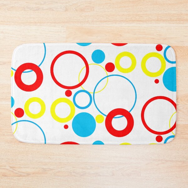 Item preview, colorful abstract circles pattern designed and sold by meh4u2.