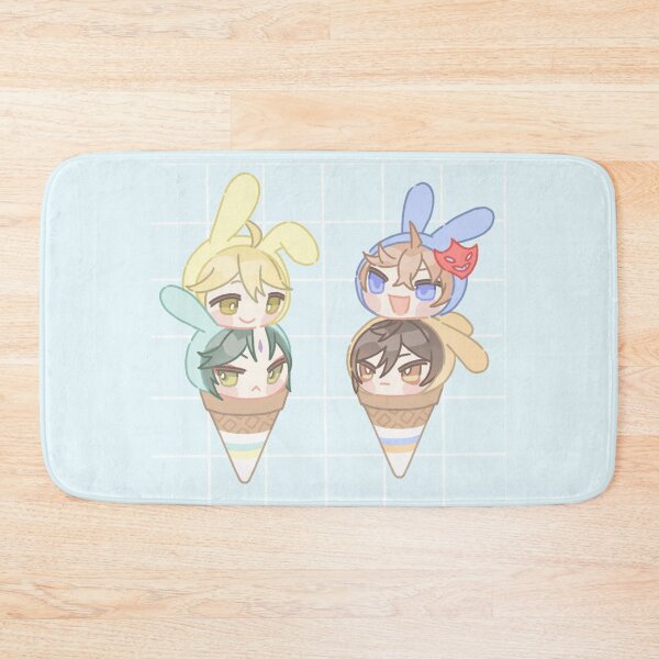 Item preview, Genshin Impact Chibi Ice Cream Zhongli, Childe, Xiao, and Aether designed and sold by Genkigecko.