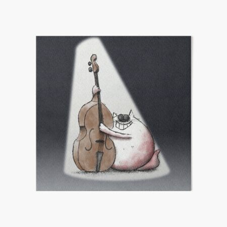 Jazz Cat Art Board Print