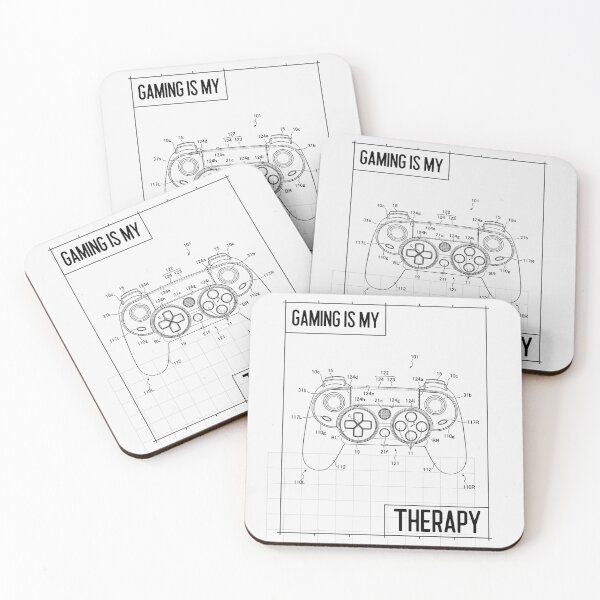 Item preview, Gaming Is My Therapy Diagram designed and sold by BigJackTees.