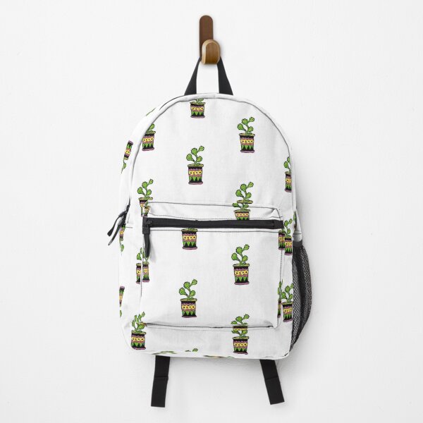Item preview, Green cactus in pot with ornaments designed and sold by SelinaFloca.