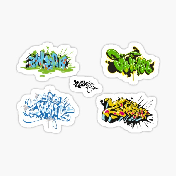2wear Toys Graffiti Style Stickers Sticker