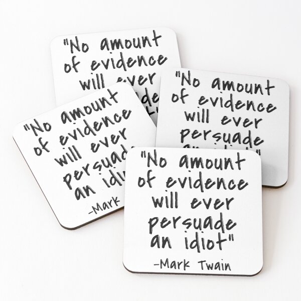 Item preview, Mark Twain Quote designed and sold by EvolutionWisdom.
