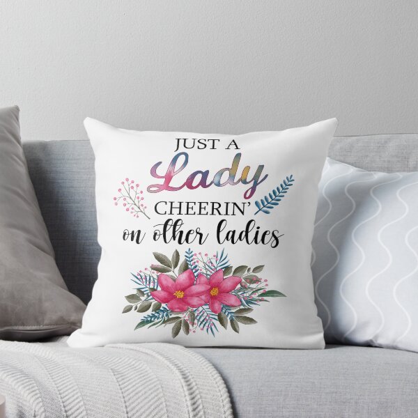 Item preview, Just A Lady Cheerin' On Other Ladies Best Friends Galentines designed and sold by LankyLarry.