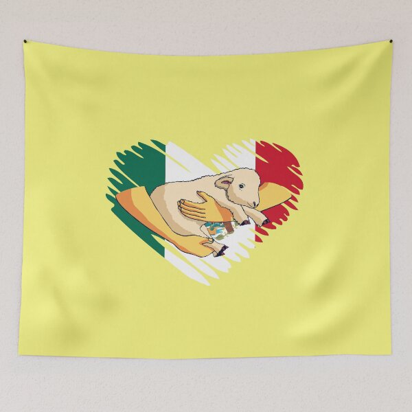 Item preview, Mi corazón está con ellos - bandera de Mexico designed and sold by Frank J. Art.
