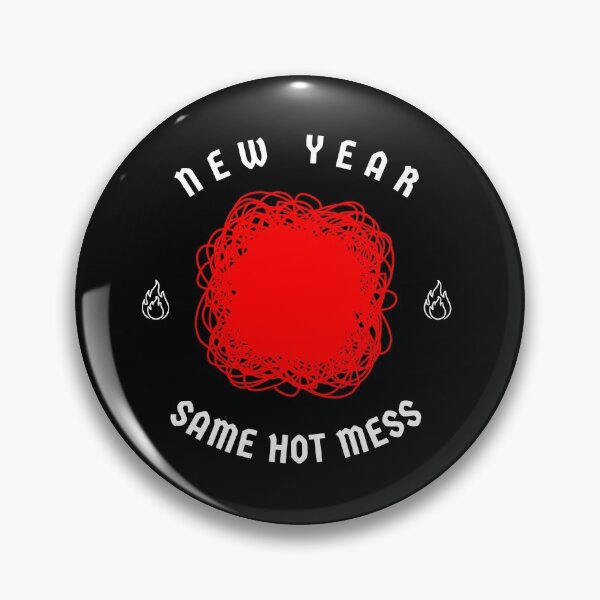 Item preview, NEW YEAR SAME HOT MESS - CHAOTIC DOODLE CIRCLE designed and sold by ARUN VASWANI.