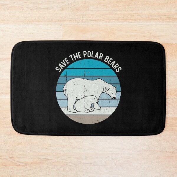 Item preview, Save The Polar Bears Vintage Gift designed and sold by JokeGysen.