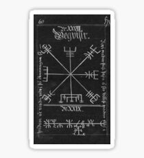 Attestation of Vegvísir in the Huld Manuscript Sticker