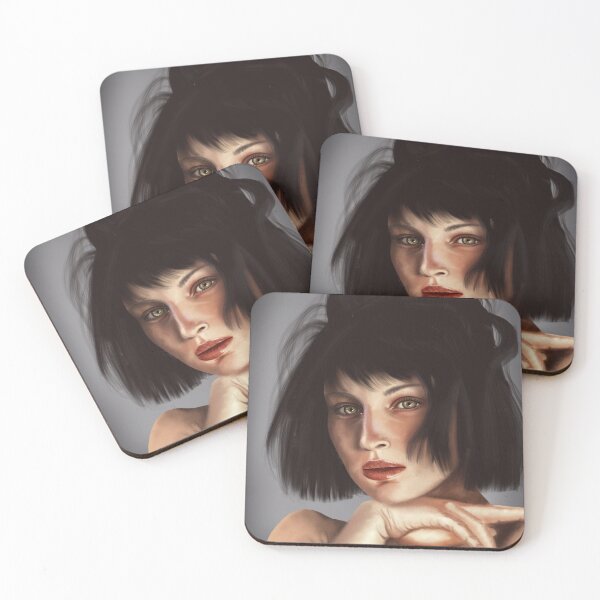 Item preview, Paint portrait woman designed and sold by kikomandarino.