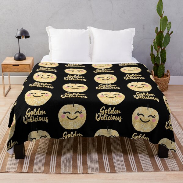 Item preview, Kawaii Glittery Golden Delicious Apple designed and sold by VicEllisArt.