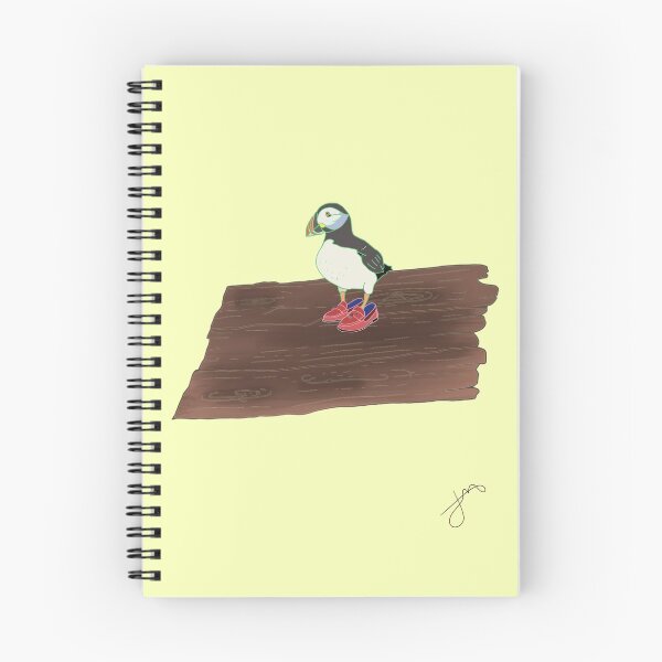 Item preview, Puffin in Loafers on Yellow background designed and sold by ArtisEtArtis.