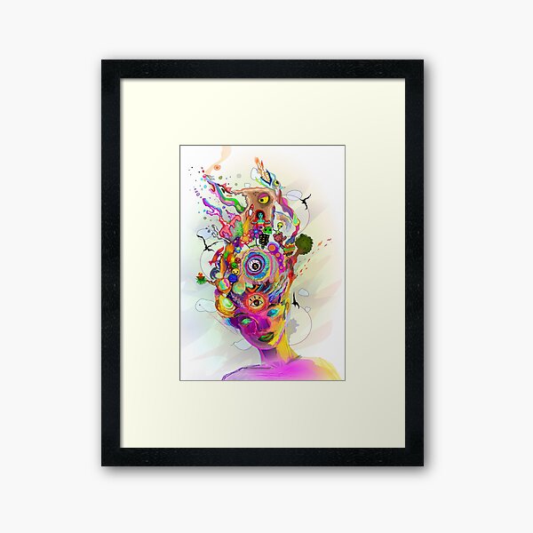 Subconscious Catacombs Framed Art Print