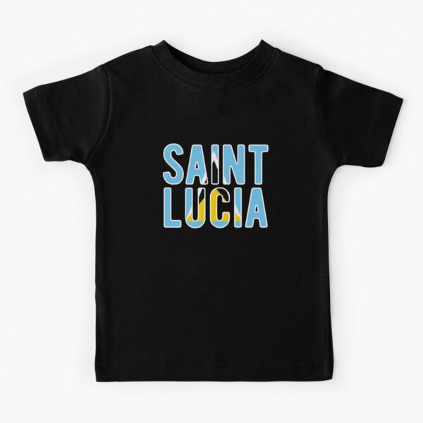 Saint Lucia Caribbean Paradise Kids T-Shirt