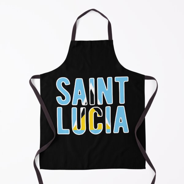 Item preview, St. Lucia Flag Text designed and sold by OldDannyBrown.