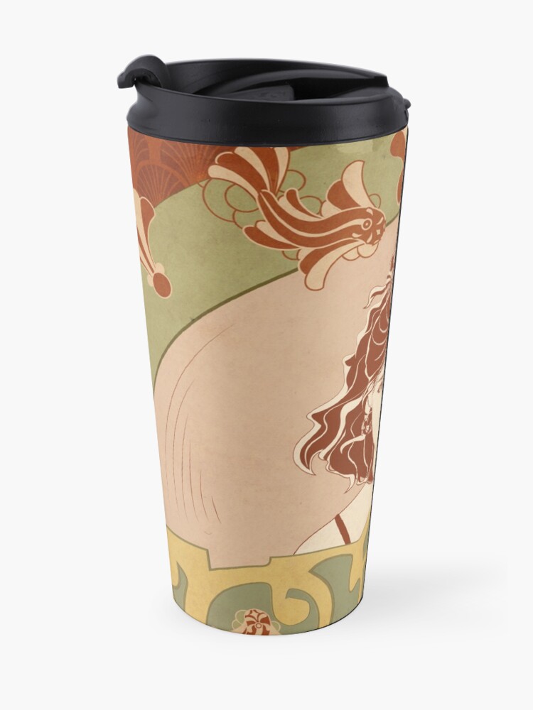 Mug isotherme ''Parure Poisson rouge' : autre vue
