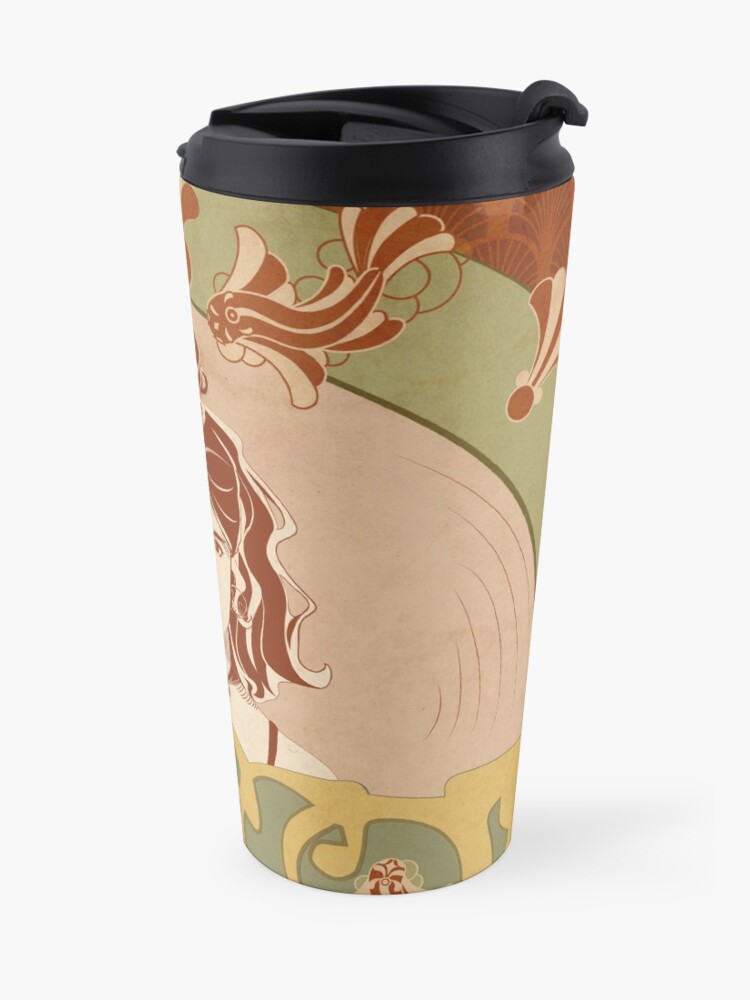 Mug isotherme ''Parure Poisson rouge' : autre vue
