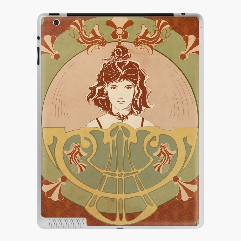 Coque et skin adhésive iPad « Parure Poisson rouge»