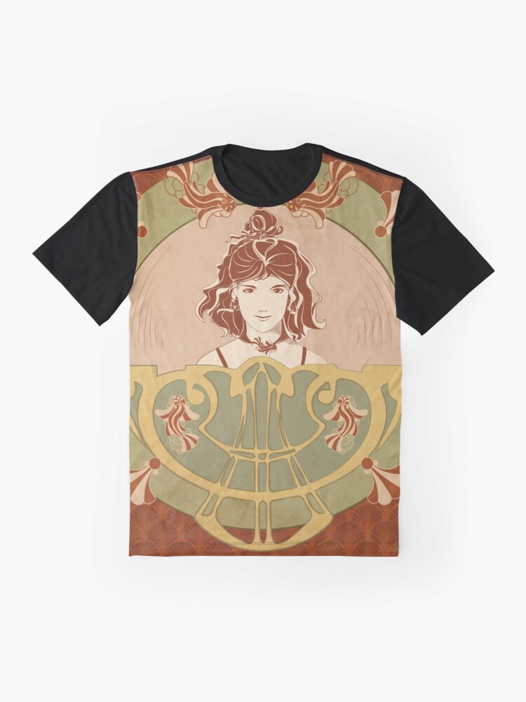 T-shirt graphique ''Parure Poisson rouge' : autre vue