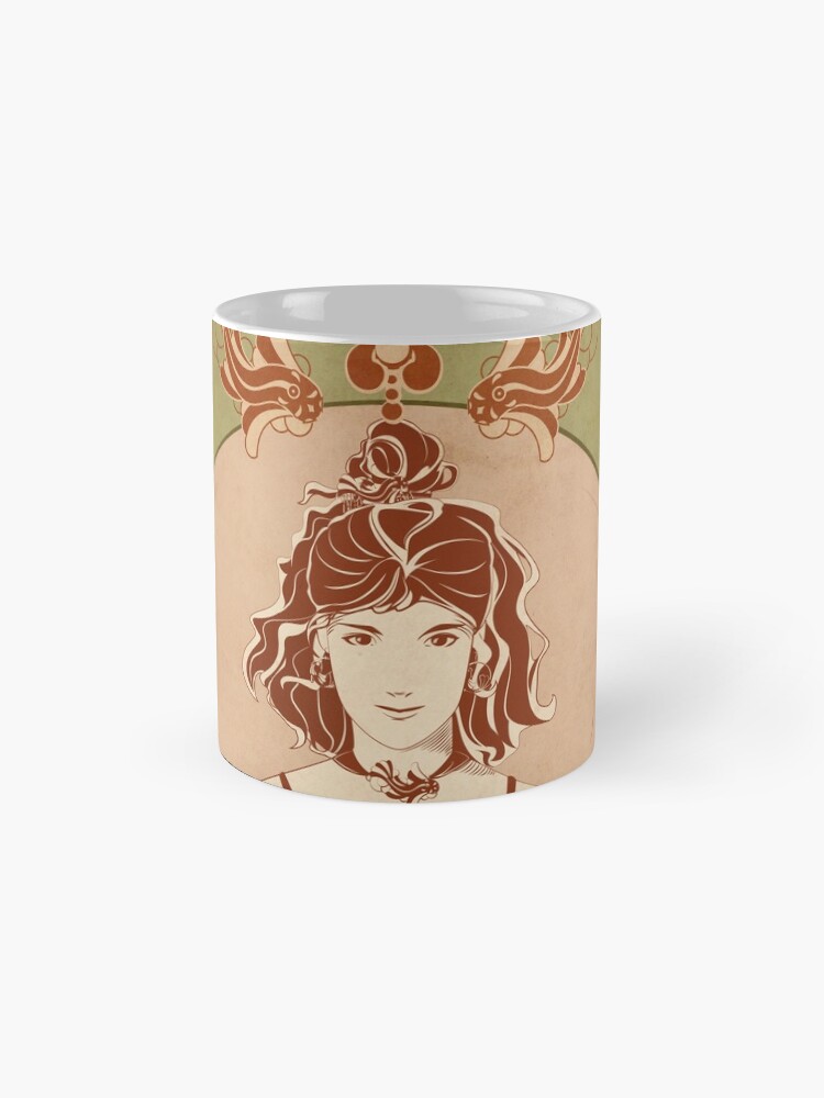 Mug ''Parure Poisson rouge' : autre vue